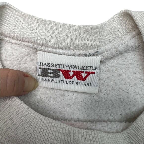 Vintage 90s Jim Benton Chairobics Cartoon Crewneck Sweatshirt FLAW Adult L Large - Picture 5 of 6